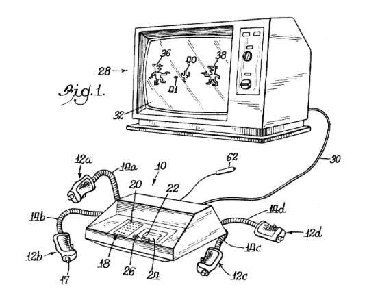 Patent 4301503, "Home Computer and Game Apparatus" filed May 30, 1978.