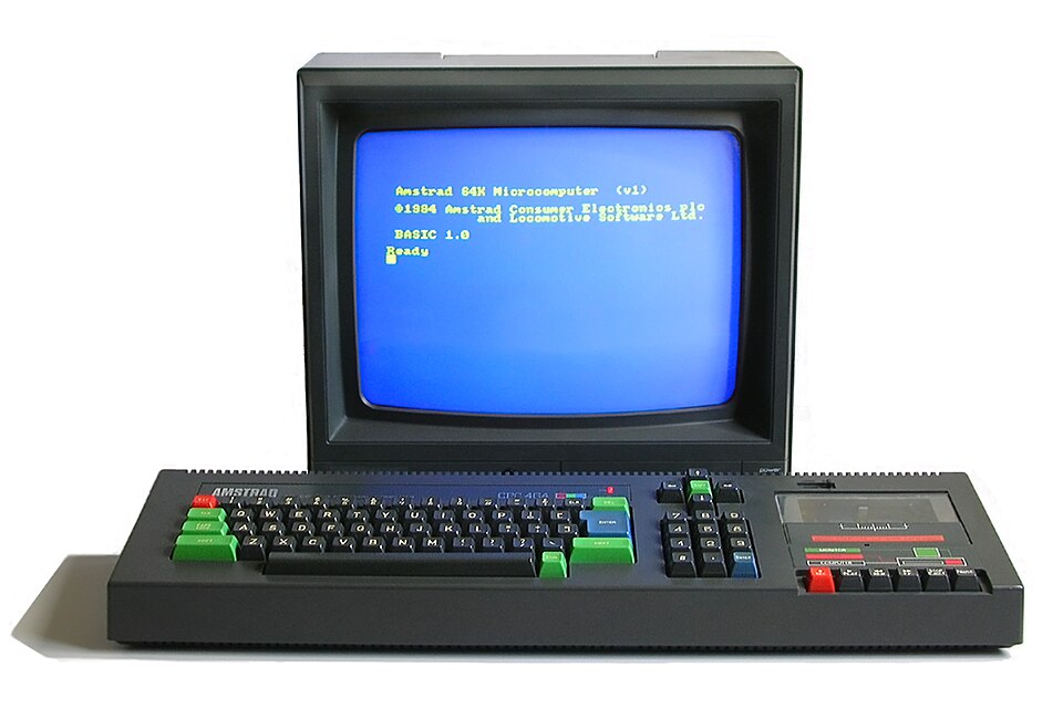 Amstrad CPC 464 (by Bill Bertram, CC BY-SA 2.5)